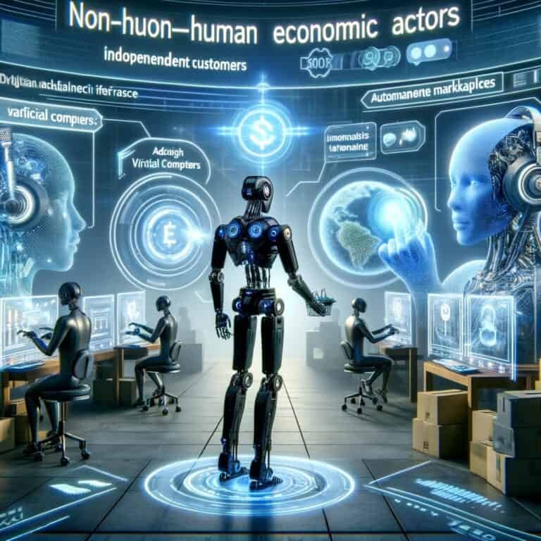 DALL·E-2024-03-26-17.44.34-Visualize-a-futuristic-scene-where-non-human-economic-actors-such-as-sophisticated-robots-and-advanced-computers-are-autonomously-purchasing-goods-a