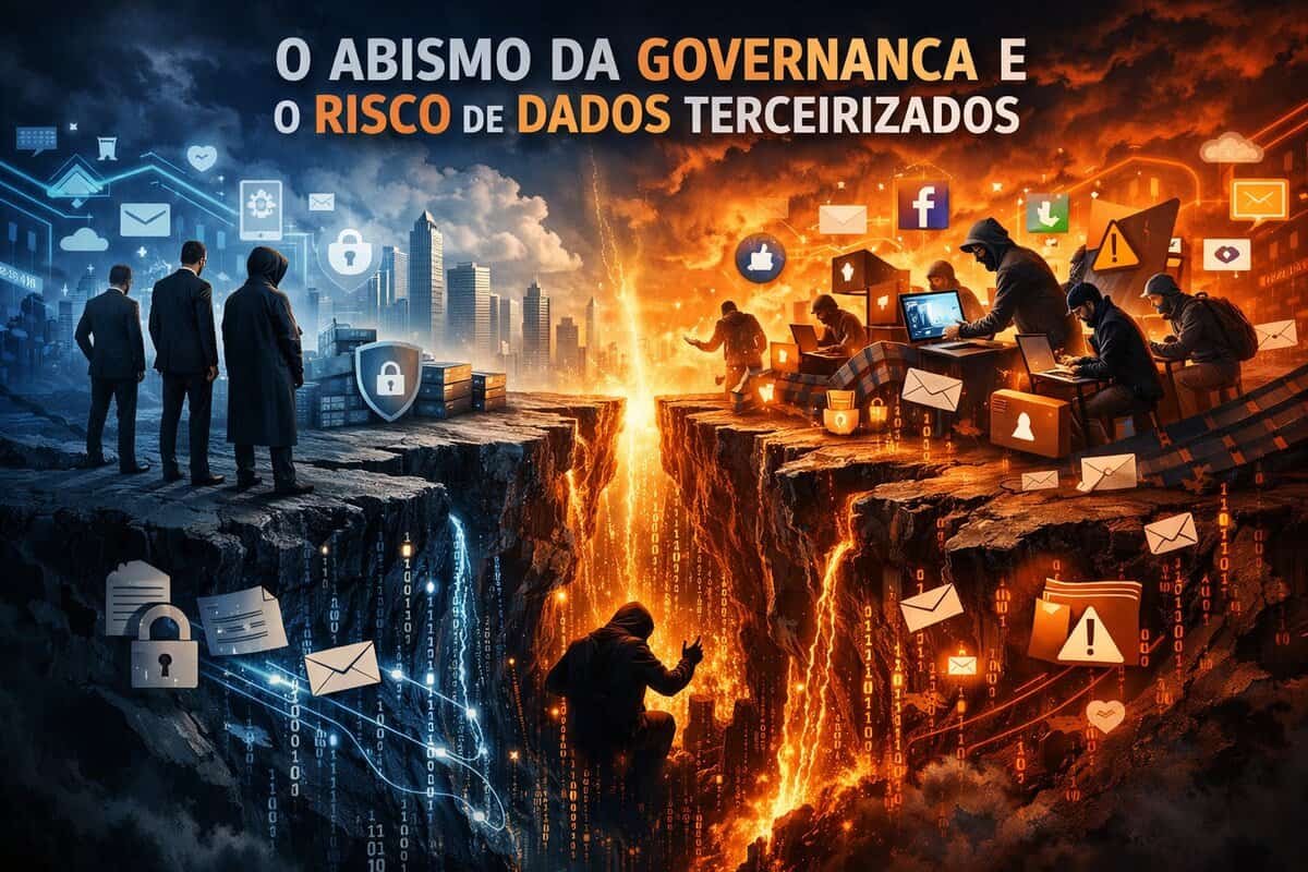 O Abismo da Governança e o Risco de Dados Terceirizados