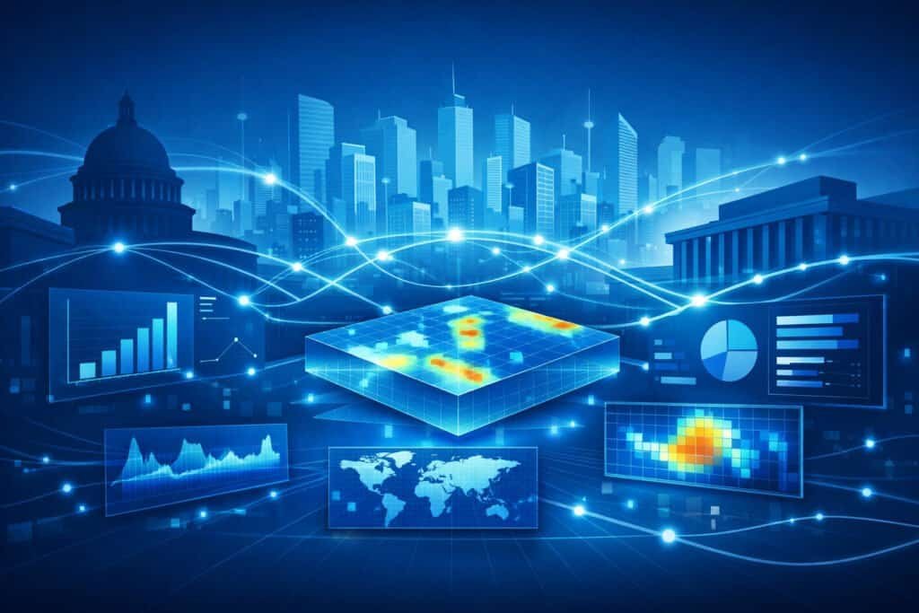 Dados e tecnologia na gestão pública moderna.