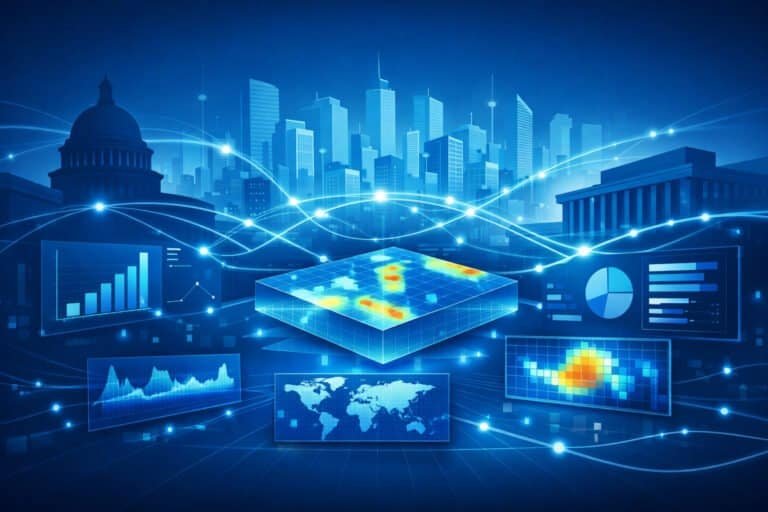 Dados e tecnologia na gestão pública moderna.